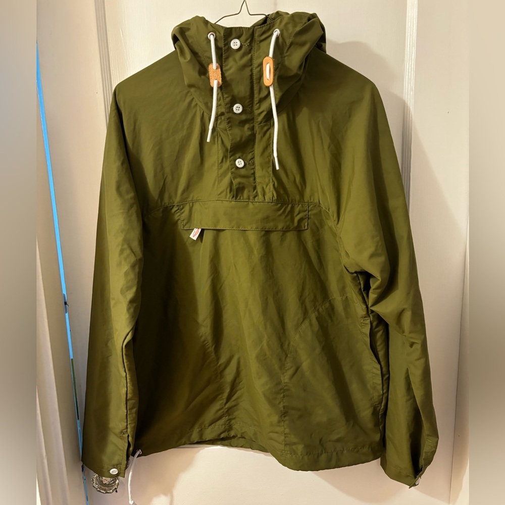 Battenwear packable anorak olive green